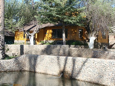 Payson cabin rental - Exterior view of cabin entrance